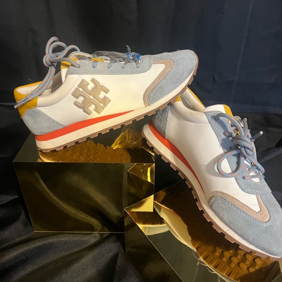 Tory Burch Good Luck Trainer Sneakers in Gressane Color way size 8 NEW - Picture 10 of 12